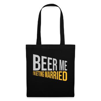 Beer Me Getting Married - Tote Bag - black - Front