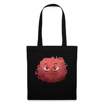 Little Pelota Monster n°8 – red - Tote Bag - black - Front