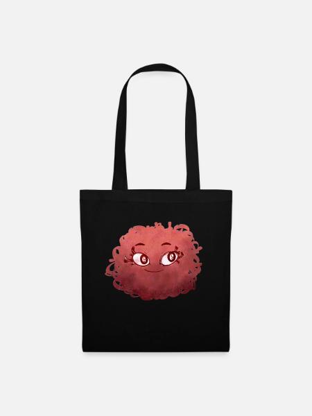 Little Pelota Monster n°3 – red - Tote Bag - black