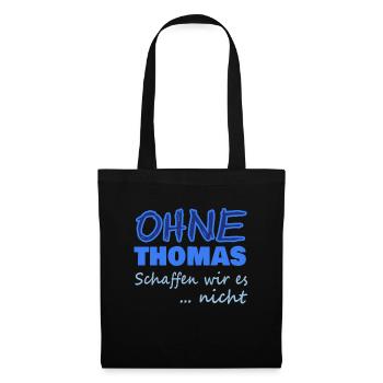 thomas - Stoffbeutel - Schwarz - Vorne