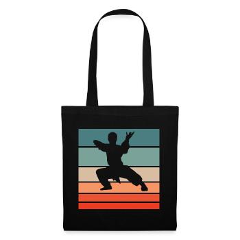 Martial Arts Retro Style Vintage - Tote Bag - black - Front