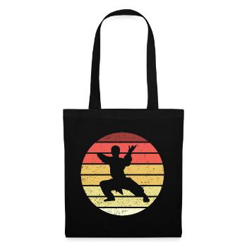 Martial Arts Retro Style Vintage - Tote Bag - black - Front