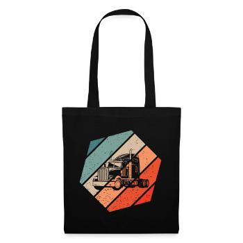Truck Retro Style Vintage - Tote Bag - black - Front