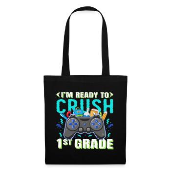 I'M Ready To Crush 1st Grade Rainbow Girls Boys - Tote Bag - black - Front
