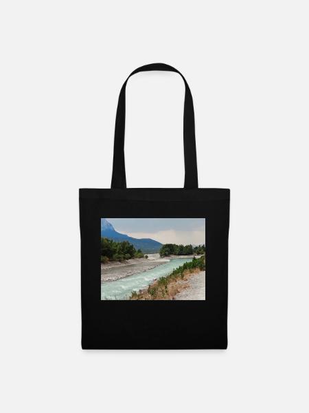River photo - Tote Bag - black