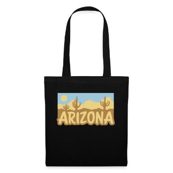 Arizona USA Desert Landscape - Tote Bag - black - Front