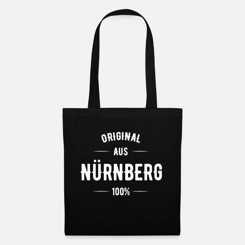 Nürnberg - Stoffbeutel - Schwarz