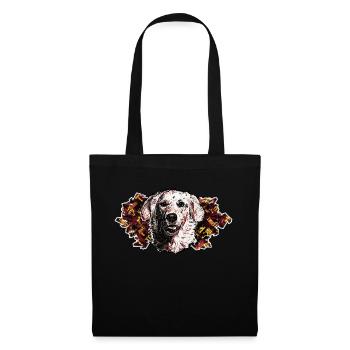 Golden Retriever's Head - In Graffiti #3 - Tote Bag - black - Front