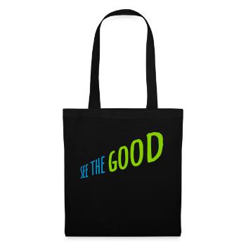 voir la bonne citation - Sac en tissu - noir - Devant