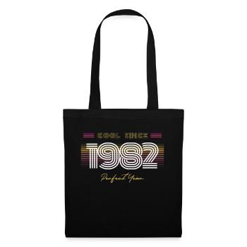 Birthday Cool since 1982 - Tote Bag - black - Front