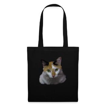 Nina la chatte - Sac en tissu - noir - Devant