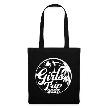 Voyage des filles 2023 Cool Girls Trip Week-end Vacances - Sac en tissu - noir - Devant