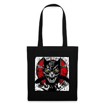 Pentagram Cat - Tote Bag - black - Front