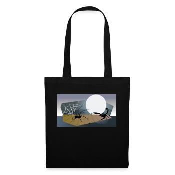 spider scorpion - Tote Bag - black - Front
