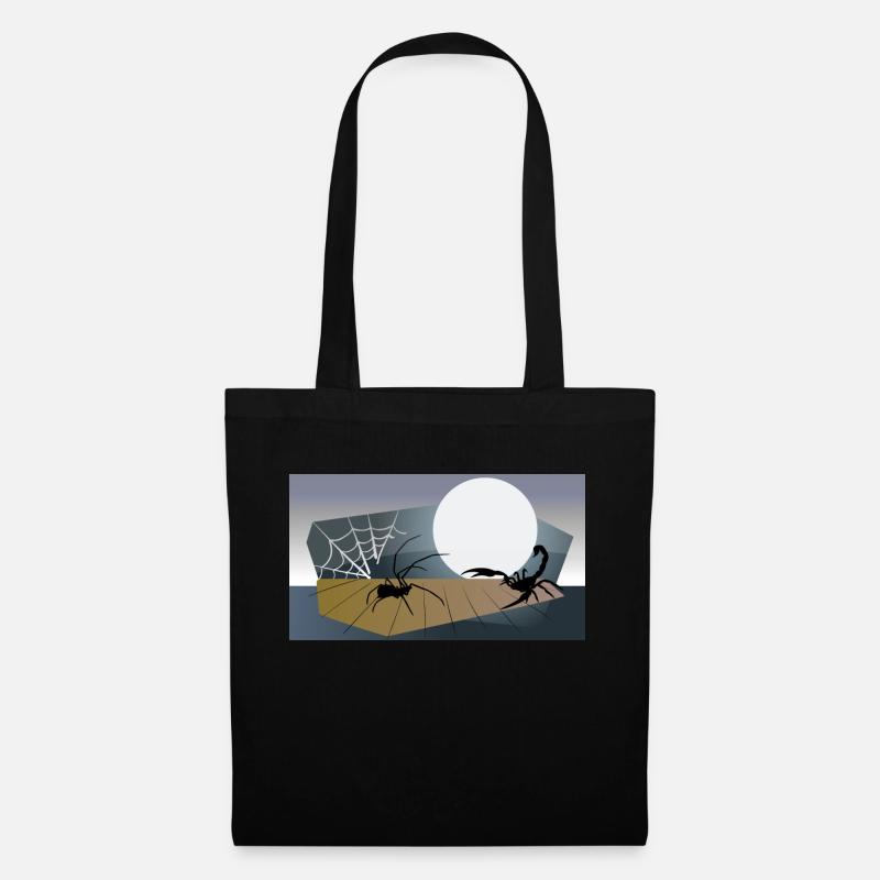 Araignée Scorpion - Sac en tissu - noir