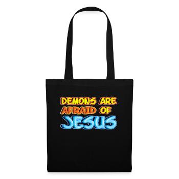 Jesus Christ Has Victory Over Demons - Tote Bag - black - Front