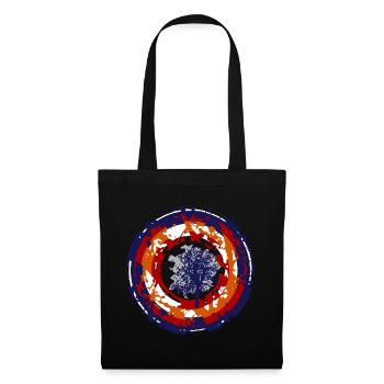 Cible folle - Sac en tissu - noir - Devant