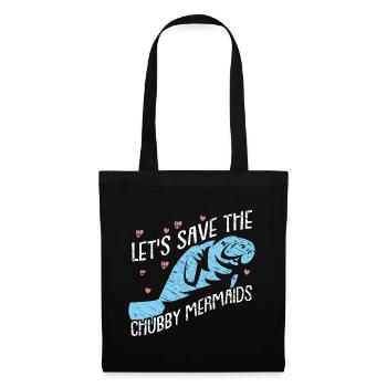 Let's save the manatees. Colorful design - Tote Bag - black - Front