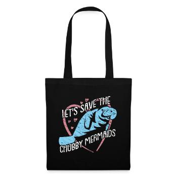 Let's save the manatees. Colorful design - Tote Bag - black - Front