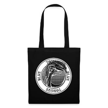 Blue Tongue Skink Tattoo Style Reptile Keeper - Sac en tissu - noir - Devant