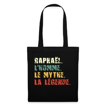Raphaël l homme le mythe la légende - Sac en tissu - noir - Devant