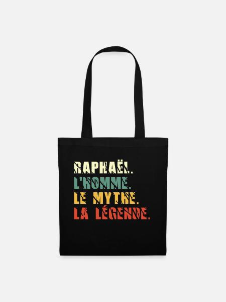 Raphaël l homme le mythe la légende - Sac en tissu - noir