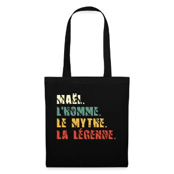Maël l homme le mythe la légende - Sac en tissu - noir - Devant