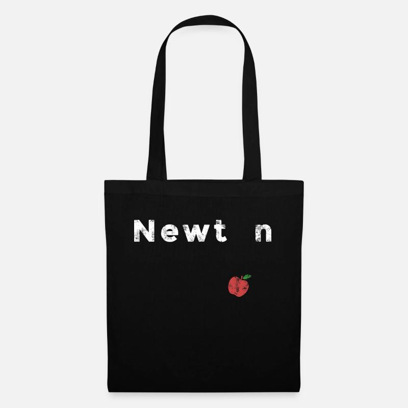 Isaac Newton - Stoffbeutel - Schwarz