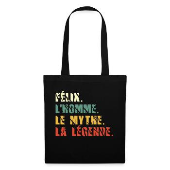 Félix l homme le mythe la légende - Sac en tissu - noir - Devant