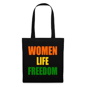 Women life freedom - Tote Bag - black - Front