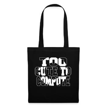 birthday present idea but i do hacking code - Stoffbeutel - Schwarz - Vorne