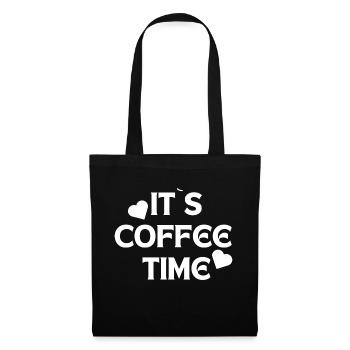 I'ts coffee time coffee gift idea - Tote Bag - black - Front
