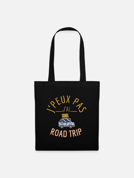 J Peux pas j ai Road - Sac en tissu - noir
