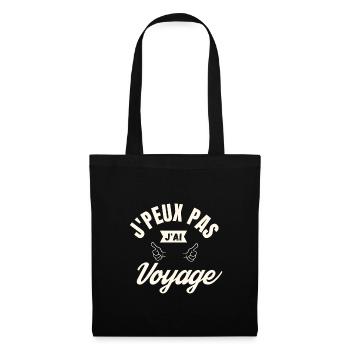 J peux pas j ai Voyage - Sac en tissu - noir - Devant