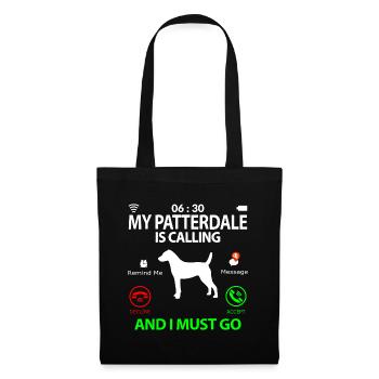 Patterdale Terrier Sayings Funny Humor Funny - Tote Bag - black - Front
