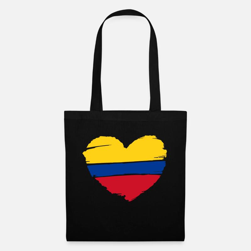 Corazon Colombia - Tote Bag - black