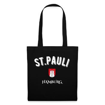 st. pauli Hambourg - Sac en tissu - noir - Devant