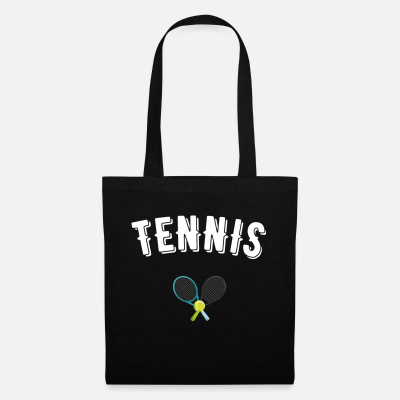Tennis - Stoffbeutel - Schwarz