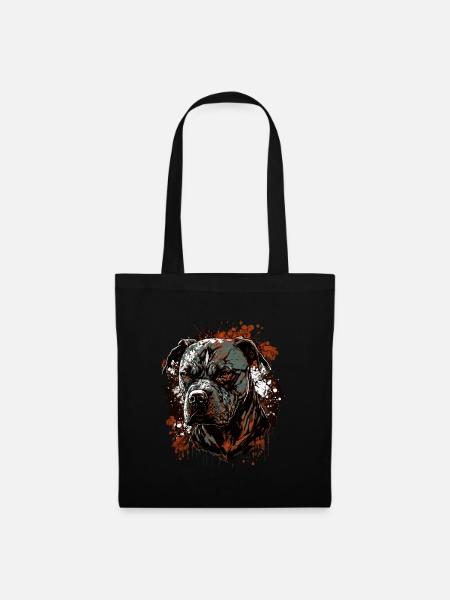 American Staffordshire Terrier - Tote Bag - black