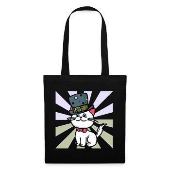 Joyeux anniversaire Félicitations Cat Cats Child - Sac en tissu - noir - Devant
