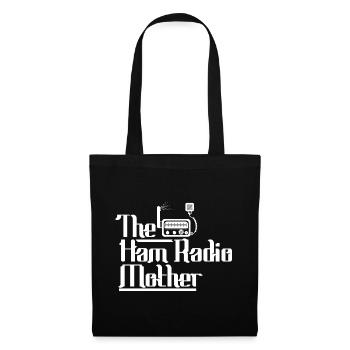 Ham Radio Operator Girl Mom Mutter Sprüche - Stoffbeutel - Schwarz - Vorne