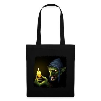 Gobelin À La Bougie - Sac en tissu - noir - Devant