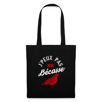 J Peux Pas J Ai Bécasse - Sac en tissu - noir - Devant
