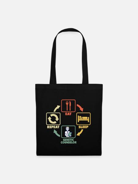 Conseiller en génétique Dictons du conseiller en génétique - Sac en tissu - noir