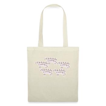 Vaches pleines de champignons - Sac en tissu - nature - Devant
