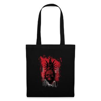 Creepy pineapple fruit - Tote Bag - black - Front