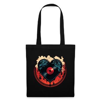 Records Love - Tote Bag - black - Front