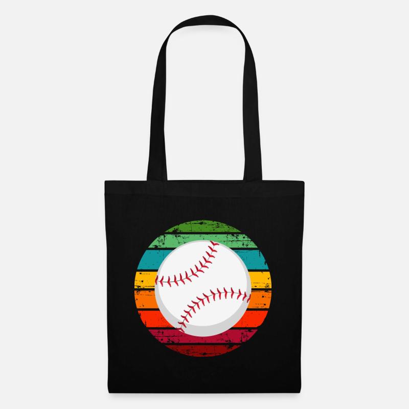 Baseball - Tote Bag - black