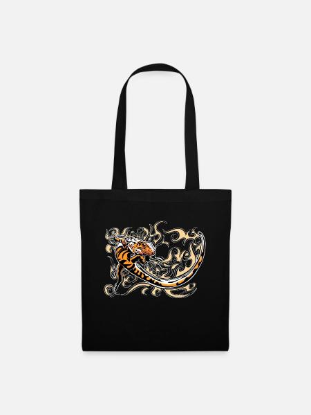 Little caiman - Tote Bag - black