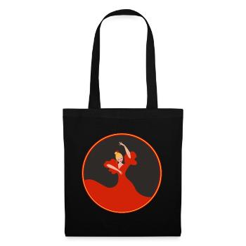 Danseur de flamenco 2 - Sac en tissu - noir - Devant